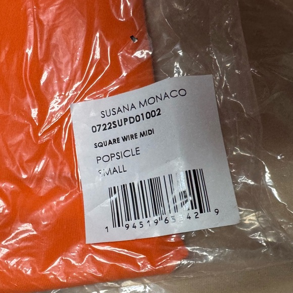 Susana Monaco Square Neck Midi Dress- XS,S,M - Picture 9 of 9